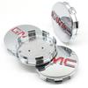 CHROME CENTER CAPS For Sierra Limited & Yukon + XL 83 mm 20" 22" RIMS 4PCS