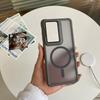 Роскошный Прозрачный Бронированный Чехол-Книжка для Камеры Телефона Samsung Galaxy Чехол для Samsung S26 S25 S24 S23 Plus Ultra FE Магнитная Крышка
