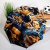 Rap Legend In Blue Umbrella Folding umbrella, automatic umbrella 8-Frame for Travel, camping Use Gift for Halloween Christmas