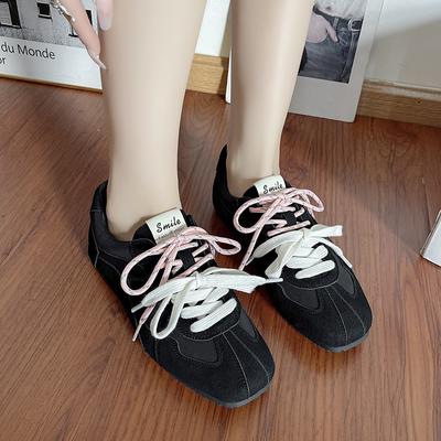 Осенние новые туфли Кроссовки Cross-tied Comfort Casual Flats Shoes Женская высококачественная спортивная обувь Женские кроссовки
