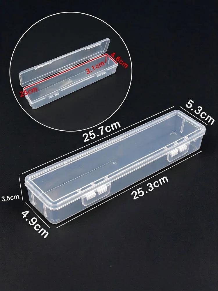 Watercolor case for brushes and pens 23.5 cm, white