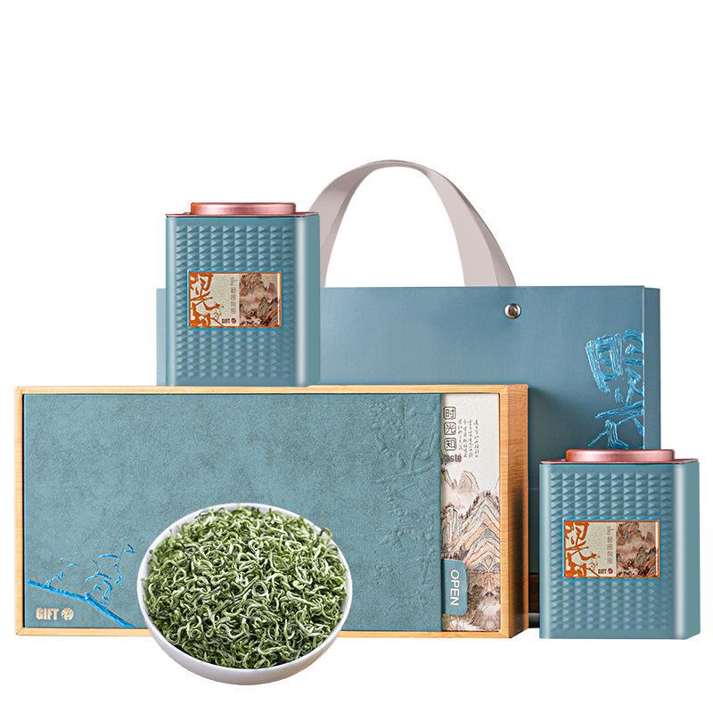 «Премиальный зеленый чай Билуочунь»: Ранний урожай Цинмин, яркий вкус; Идеально подходит для личного пользования или в качестве дорогого подарка».