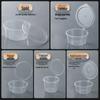 Disposable 3oz PP Plastic Sauce Cups with Lids