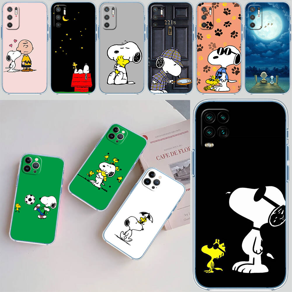 Cartoon Snoopy Case for Motorola G10 G20 G04 E30 E40 E22 E20 E13 E15 G22 G23 G05 G75 G35 G55 E22S E7 G6 G7 G8 G9 Plus Power Play