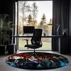 Resident Evil Printed Round Rug Carpet Chair Rug Area Rug Entryway Doormats,for Office Chair Living Room Bedroom Kitchen Room.