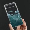 INS Korean Sunset Scenery Clear Phone Case for Google Pixel 9 Pro XL 8A 7A  6A 6 7 8 Pro 5G Soft Transaprent Cover Funda Coque