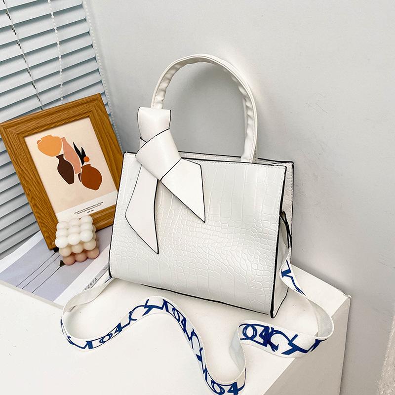 Новая популярная женская сумка модная текстура трендовая сумка через плечо однотонная дикая большая емкость PU упаковка