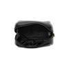 MARY QUANT Shrink Daisy Patch Oval Pouch H10 x W15 x D8cm Black