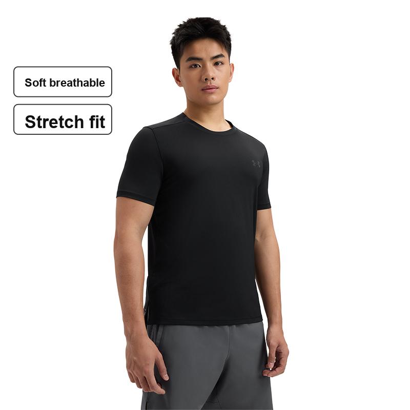 Under Armour Iso-Chill Launch Elite Охлаждающая серия Удобная Мягкая Простая Модная Однотонная Дышащая Прохладная Футболка с коротким рукавом 1389802-001