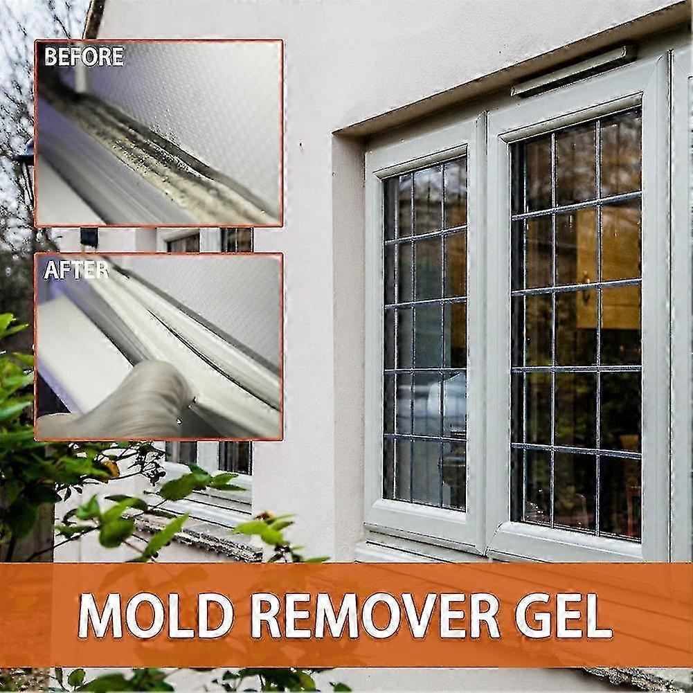 3x 90g Mold Remover Gel Magic Powerful Mildew Removal for Home, Tiles, Glass & Glue Cleaning
