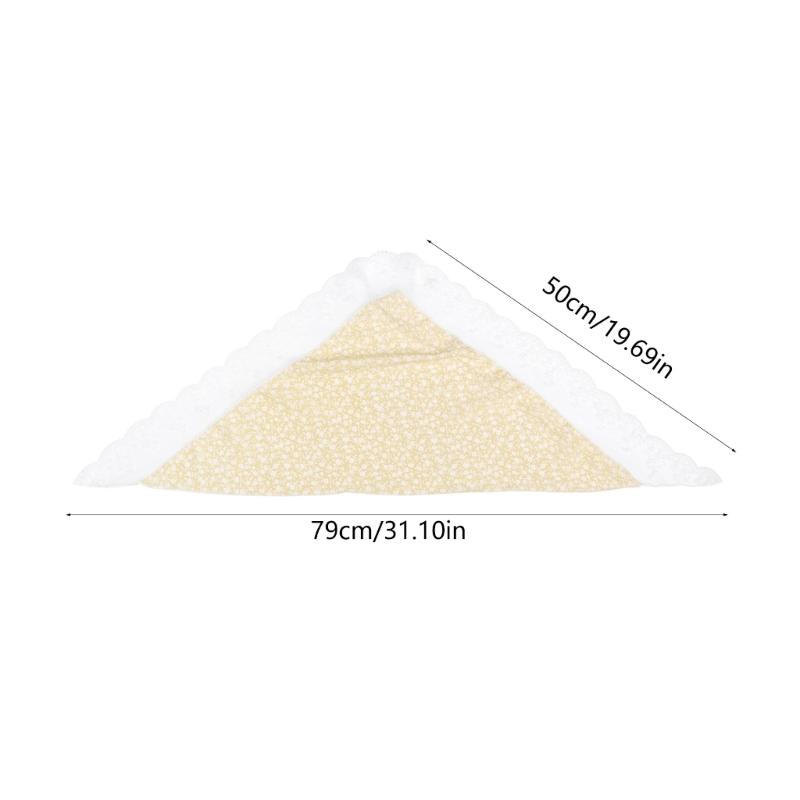 Мягкая Удобная Повязка на Голову с Кружевной Отделкой, Прозрачный Шарф для Волос, Подходит для Женщин Всех Возрастов