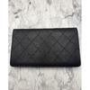 Used CHANEL Matelass Caviar Skin Long Wallet Black