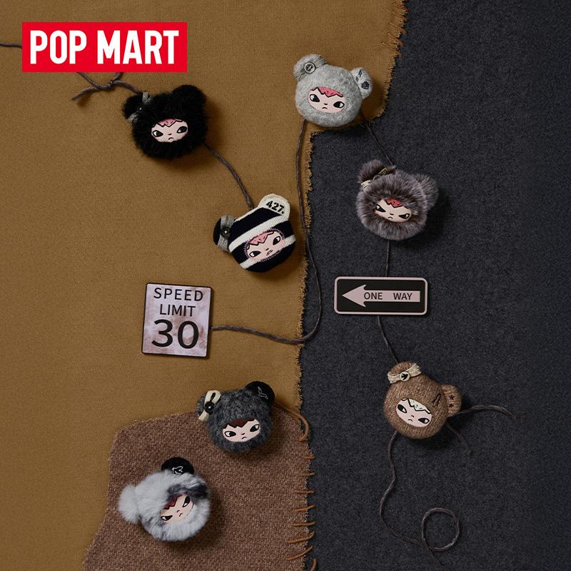 POP MART HIRONO Наклейки на холодильник Загадочные коробки Одиночная загадочная коробка/Полная коробка 6 шт. PPMT-2512-0029