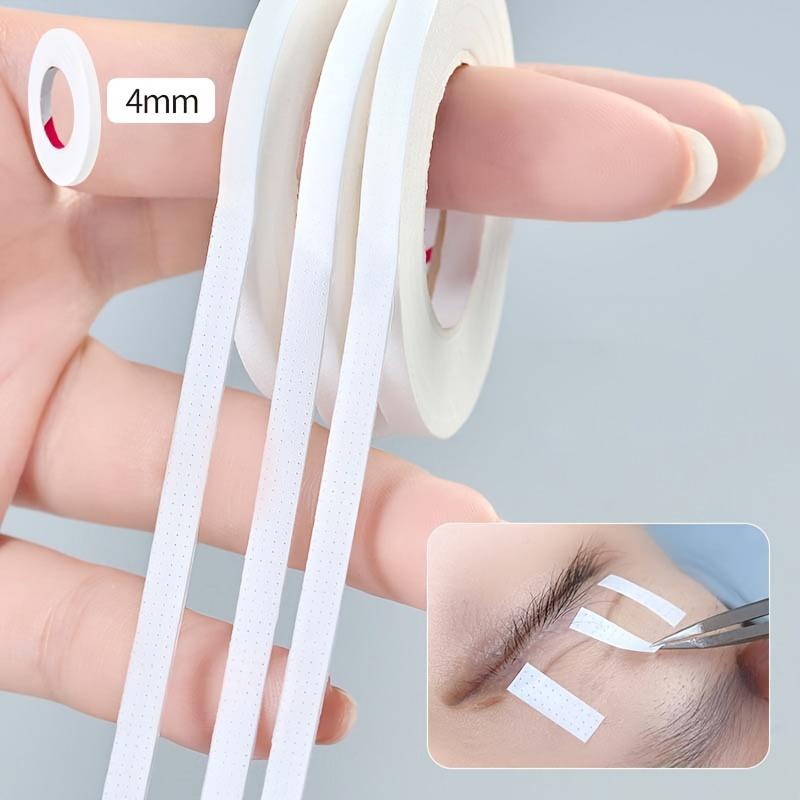 10 Rolls Eyelash Extension Tape 4mm Width Makeup Breathable Easy To Tear Micropore Tape Professional Grafting False Lashes Tools