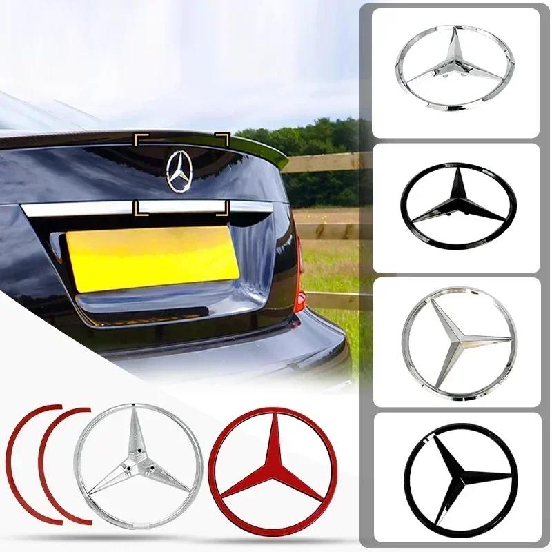 Автомобильная наклейка Для Mercedes Benz Для Mercedes Benz C177 CLA 14-19 Год 3D ABS серебристый/Черный задняя часть автомобиля Хвост Багажник эмблема значок наклейка