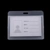 Sleeve Horizontal Employee Transparent Badge Holder Name Card Cover Bank Card Holder ID Card Holder