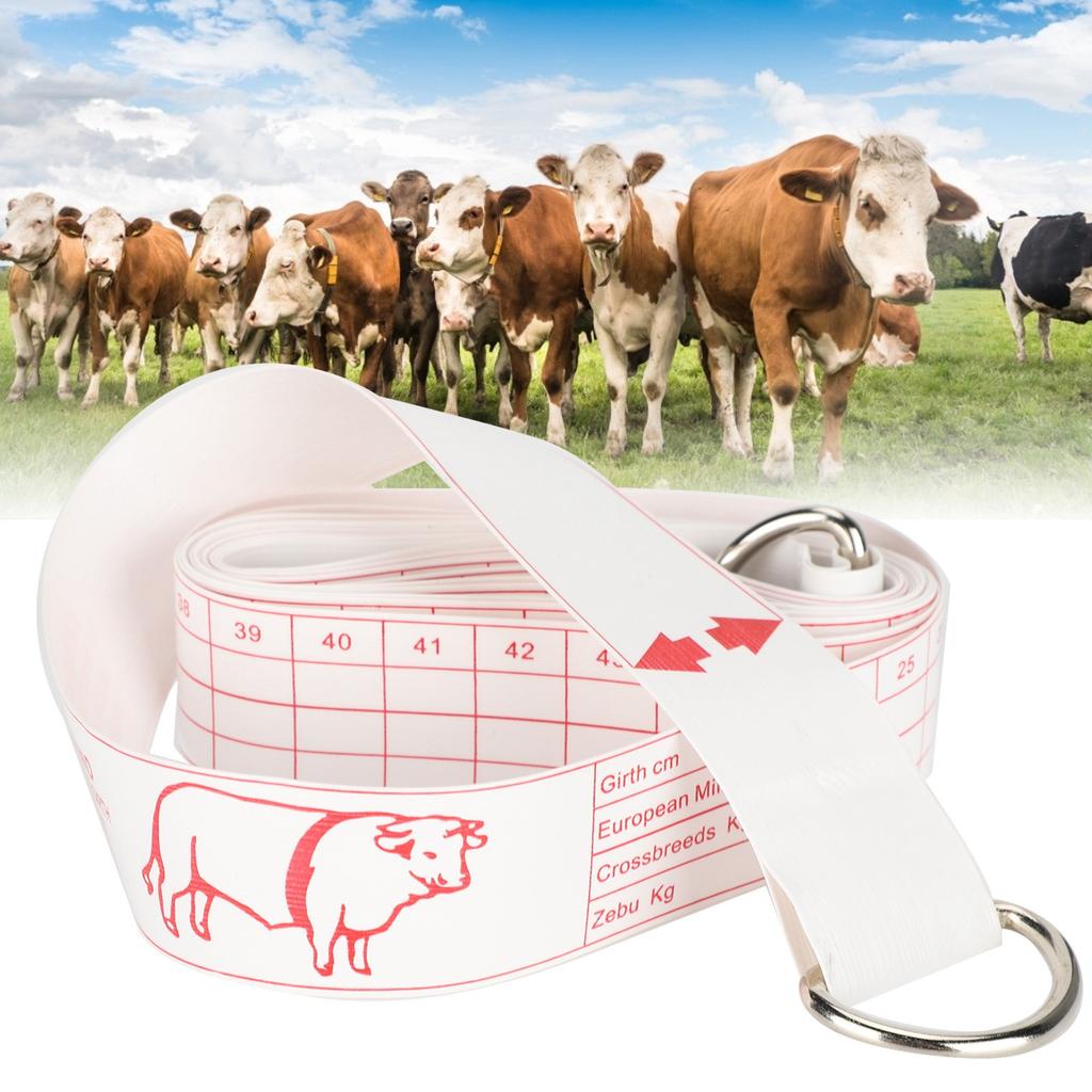Cattle Tape Measure Bust Weight Contrast Ruler Soft Body Measuring Ruler for Farm Supplies