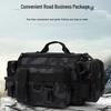Multifunctional Waterproof Fishing Bag: Waist Pack, Shoulder Backpack, Crossbody, Rod Holder, Tackle Storage