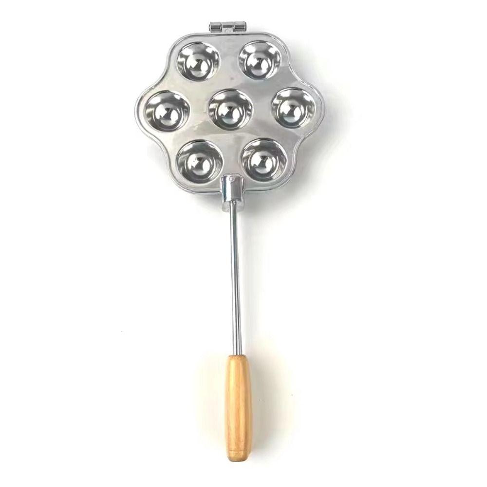 7/12/16 Holes Egg Tart Mold Long Handle Walnut Cookie Maker Mini Muffins Baking Mold Home Bakery