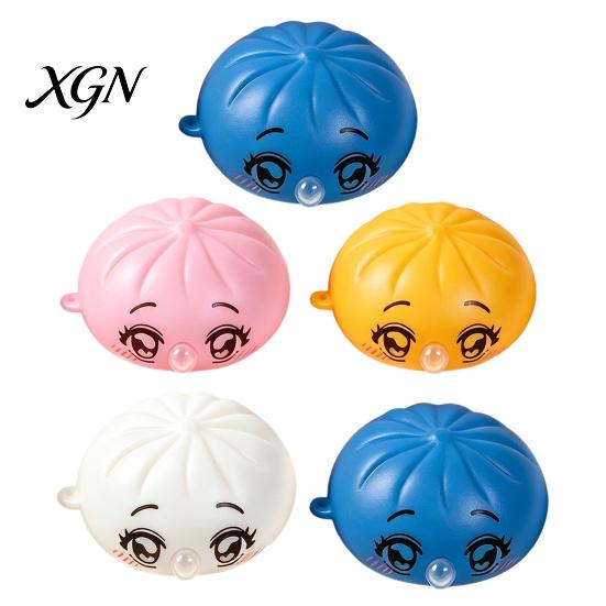 Adult Fidget Toy 1/3/5Pcs Cartoon Expression Bubble Dumpling Stress Relief Relaxation Steamed Bun Sensory Ball Squeeze Focus Aid Spitting Soft