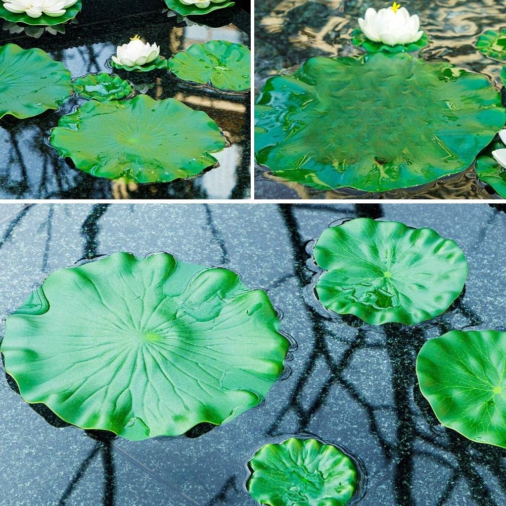 For Water Garden Garden Pond Accessories Floating Lotus Decor For Garden For Patio Versatile Outdoor Decor Set