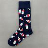 Женские носки унисекс из чесаного хлопка Happy Socks Вишня Клубника