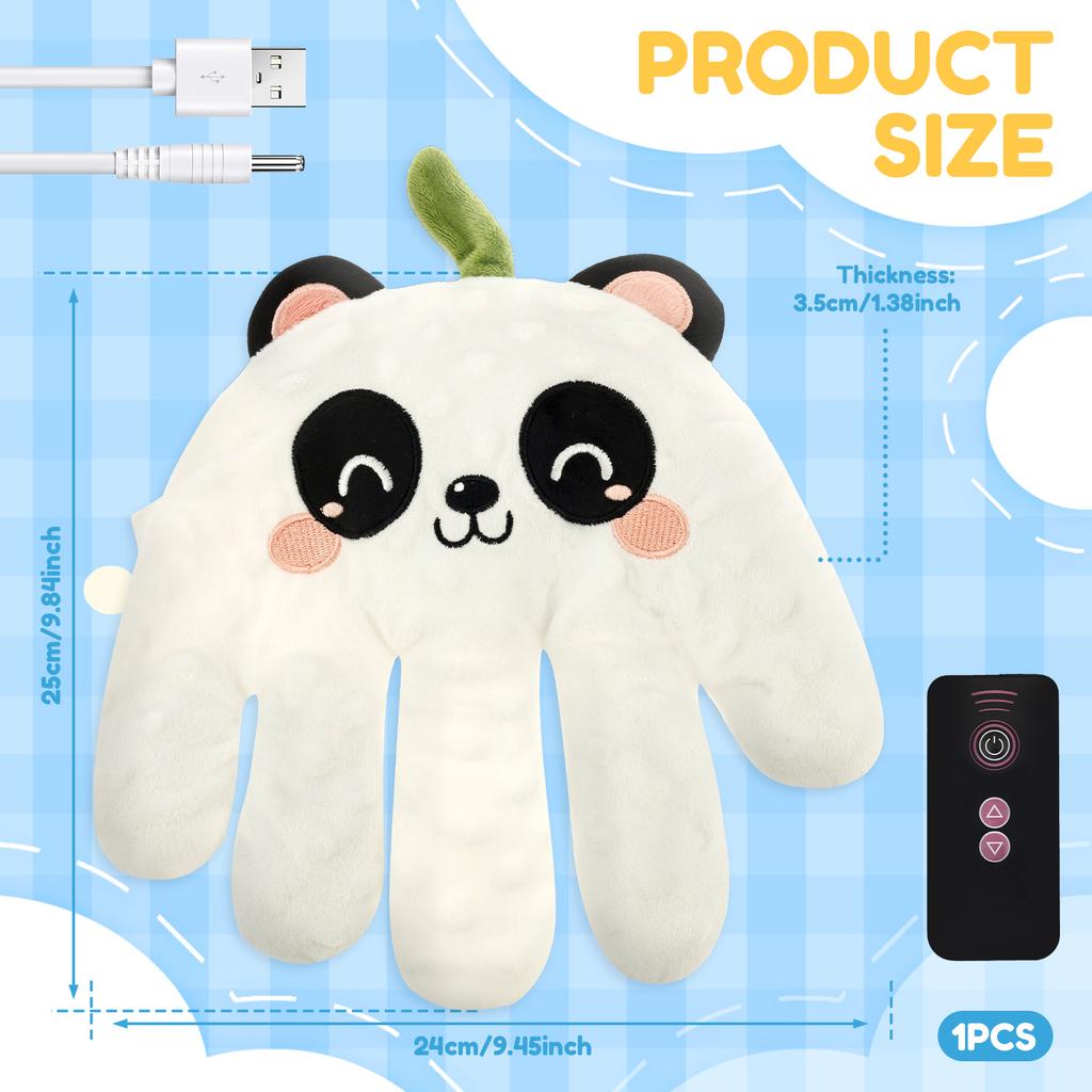 Quiet Electric Baby Soothing Palm Hand Automatic Patting Sleep Companion Beater Sleeping Aid Pillow Soother Toy for Calming Baby