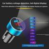 3.1A Dual USB Многофункциональное интеллектуальное цифровое автомобильное зарядное устройство с дисплеем