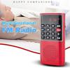 Многофункциональный мини FM-радио портативный ручной динамик-диктофон MP3-плеер со светодиодным дисплеем поддержка TF-карт AUX USB перезаряжаемый L-328