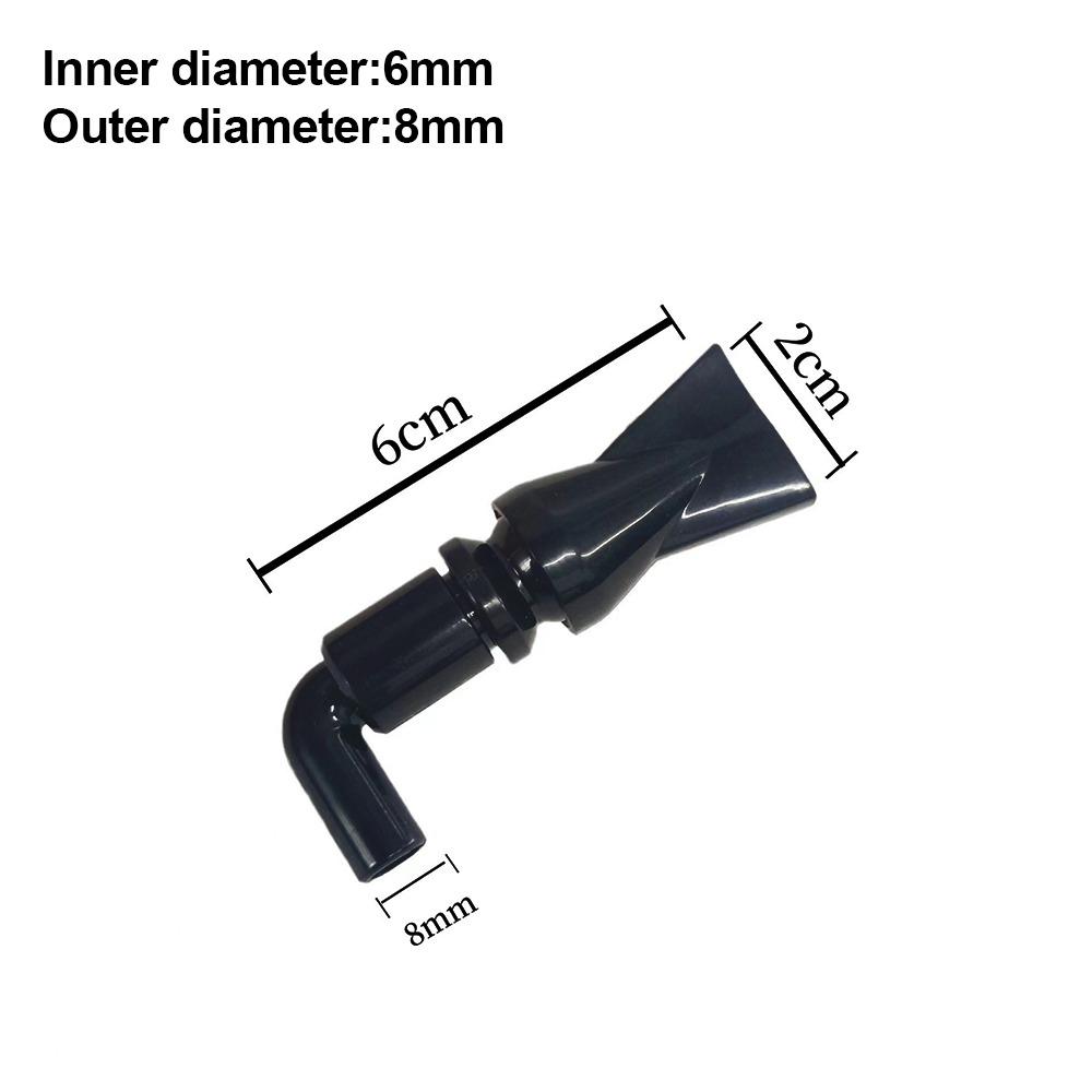 1Pcs Plastic Fish Tank Water Outlet Black Return Pipe Connector for Fish Tank Aquarium
