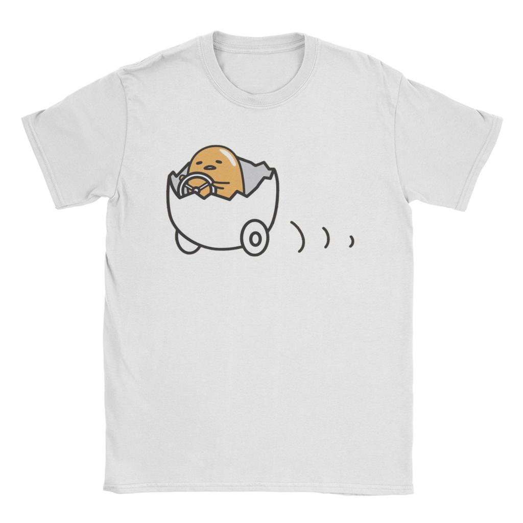 Повседневная футболка Gudetama "Вы заслужили поспать" для мужчин, с круглым вырезом, короткий рукав, хлопковый летний топ
