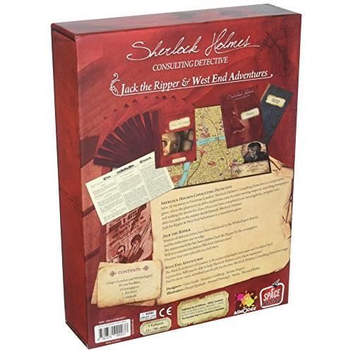 Asmodée Sherlock Holmes Consulting Detective : Jack The Ripper Et De West End Aventures SHEH02