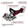 Einhell Fraiseuse à lamelle sans fil TE-BJ 18 Li-Solo PXC (18V) Livré sans Batterie et sans Chargeur