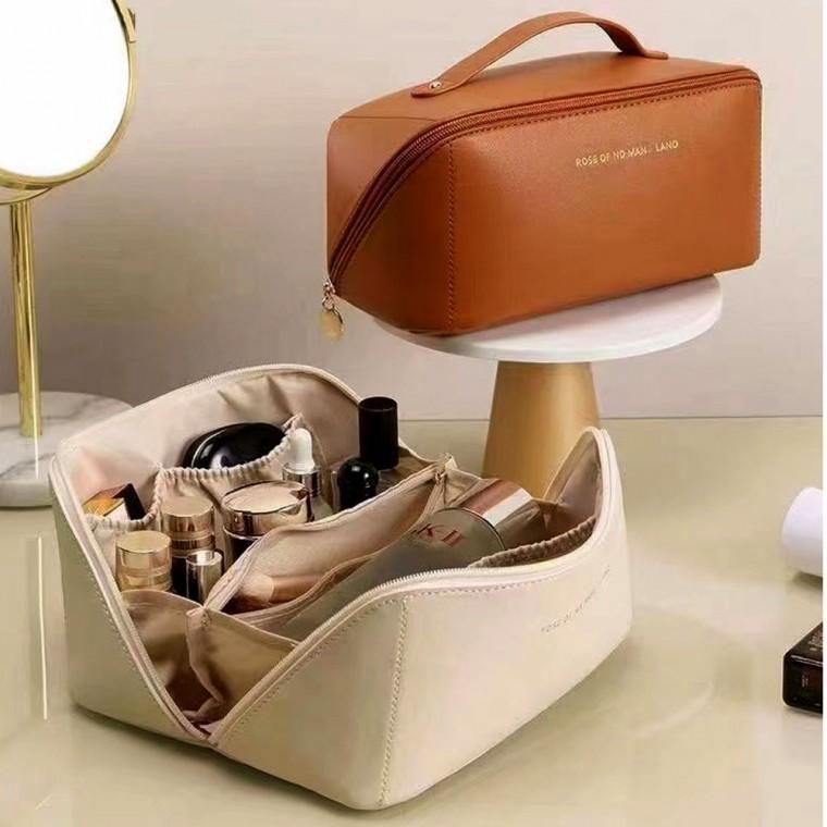 Расширяемая косметичка для путешествий, расширяемая сумка для хранения – портативный органайзер для макияжа в K-стиле.
