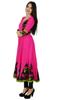 Bimba Women Cotton Dress Long Flaired Kurta 3 4 Sleeve Kurti Indian Chic