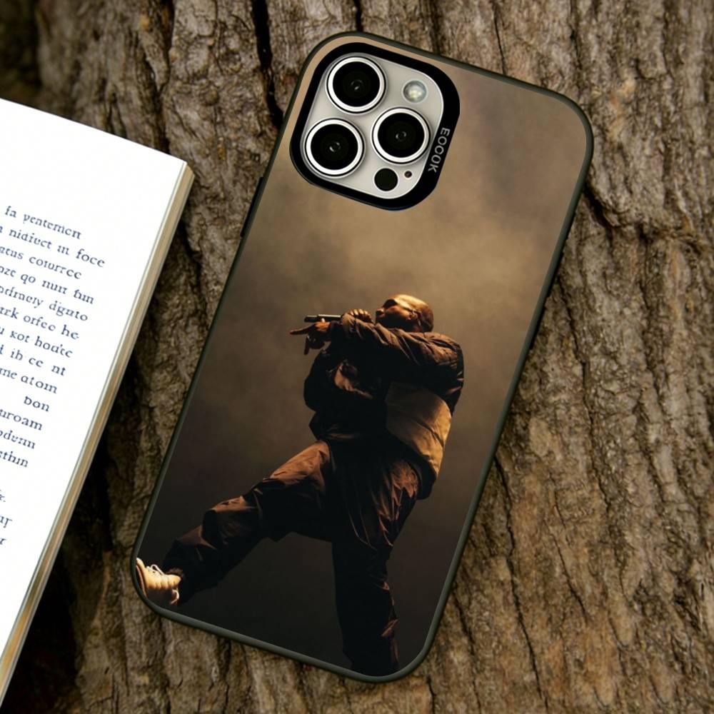 Смешной чехол для телефона Kanye West YE для iPhone 17,16,15,14,13,12,11 Plus,Pro Max,XS, Цветной Серебряный Покрытый Внутренний Чехол