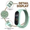 Браслет для mi Band 5, 6, 7, 8, нейлоновый ремешок для спортивных часов, ремень Pulse Correa, ремешок Miband, браслет для Xiaomi Mi Band 4, 3, браслет