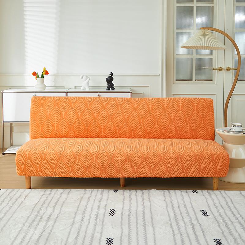 1 Pc New Jacquard Sofa Bed Cover Stretch Futon Cover For Living Room Dustproof Washable Slipcover Of Sofa Bed