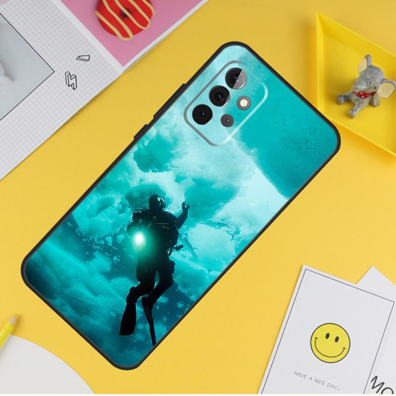 Scuba Diving For Samsung Galaxy A14 A34 A54 A12 A32 A52 A51 A71 A53 A33 A13 A15 A25 A35 A55 Phone Case