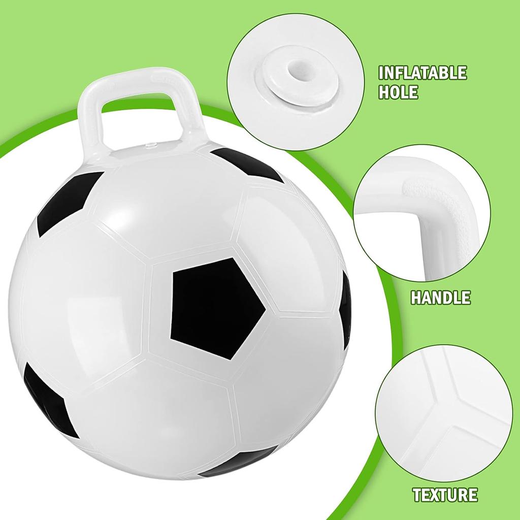 Надувной мяч-хоппер с ручками Мяч-хоп Мяч-кенгуру Надувной замок-замок Хоп-мяч для прыжков 45 см