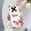For ZTE Blade V70 Max Nubia V70 Max Case Luxury Protective Cover For ZTE Nubia V70Max Clear Silicone Phone Case Flower Fundas