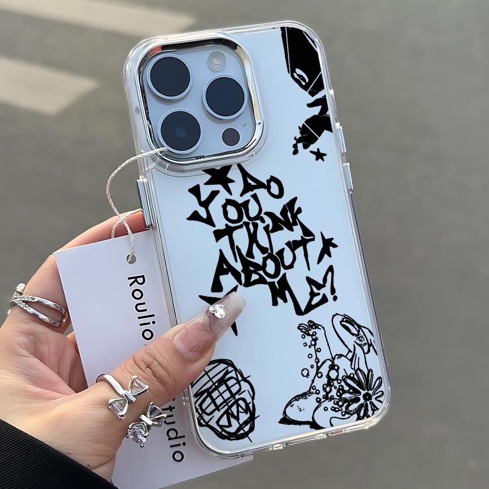 Чехол для телефона ATP Album Nsqk для iPhone 17 16e 16 15 14 13 12 11 mini Pro Max X XR XSMAX 8 7 Air Plus Прозрачный Мягкий Чехол