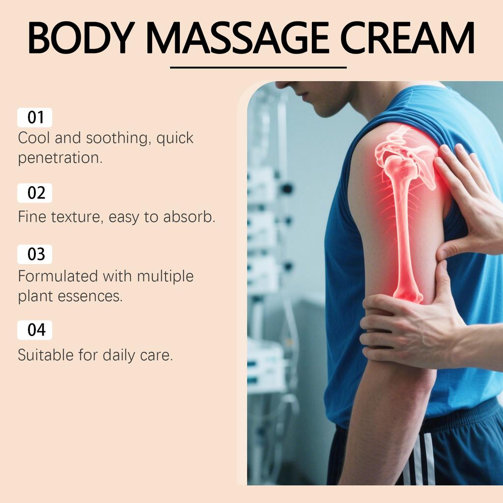 Massage Cream 50 Gm Muscle Cream Joint Care Cream Massage Cream Reduces Muscle Tension And Is Suitable For Use After Exercise