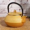 0.3L Cast Iron Teapot Stainless Steel Infuser Small Teapot Iron Tea Kettle  Gift For Tea Lovers