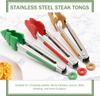3 Christmas Food Tongs, Multi-functional Barbecue Tongs, Christmas Mini Tongs, Kitchen Tongs, Barbecue Tongs, Bread Tongs, Porta