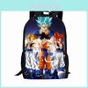 Школьный рюкзак для мальчиков с изображением персонажей Dragon Ball, изготовленный из дышащей ткани Оксфорд и обладающий большой вместимостью.