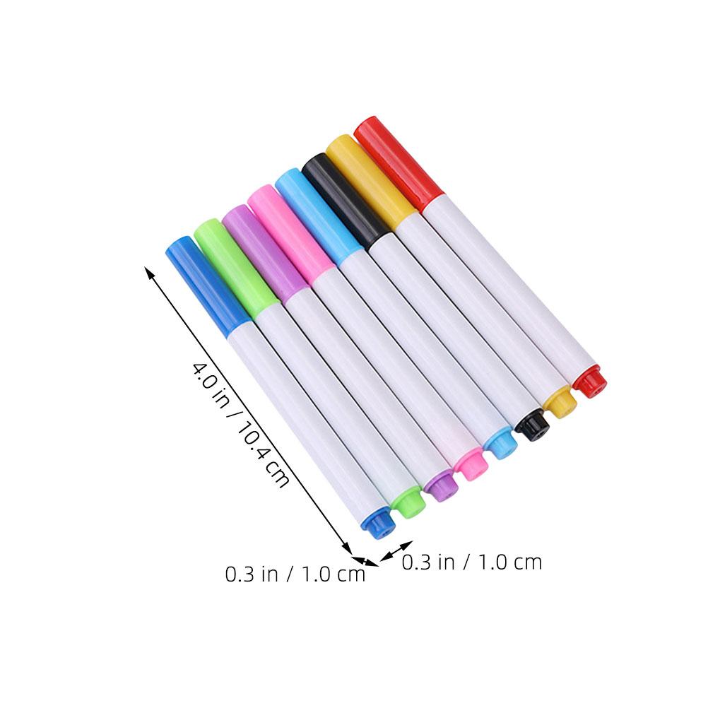 8 шт. Маркеры для доски с покрытием для письма (Dry Erase), Цветные маркеры для рисования, Стираемые ручки для детского рисования и письма