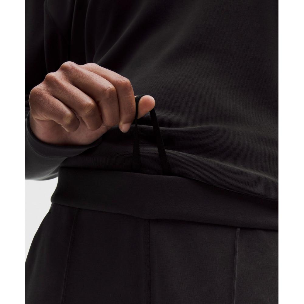 Lululemon Брюки Softstreme с защипами, с высокой талией, широкие, Regular, Черный