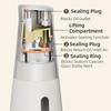 470ML Glass Oil Dispenser Light Proof Glass Visible Window Kitchen Oil Condiment Bottle Automatic Open Close with Scale