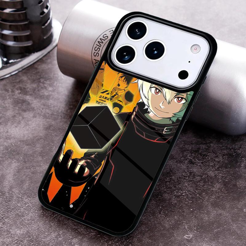 Чехол для телефона World Trigger для iPhone 17,16e,15,14,13,12,11, Mini, Pro, MAX, мягкий силиконовый чехол